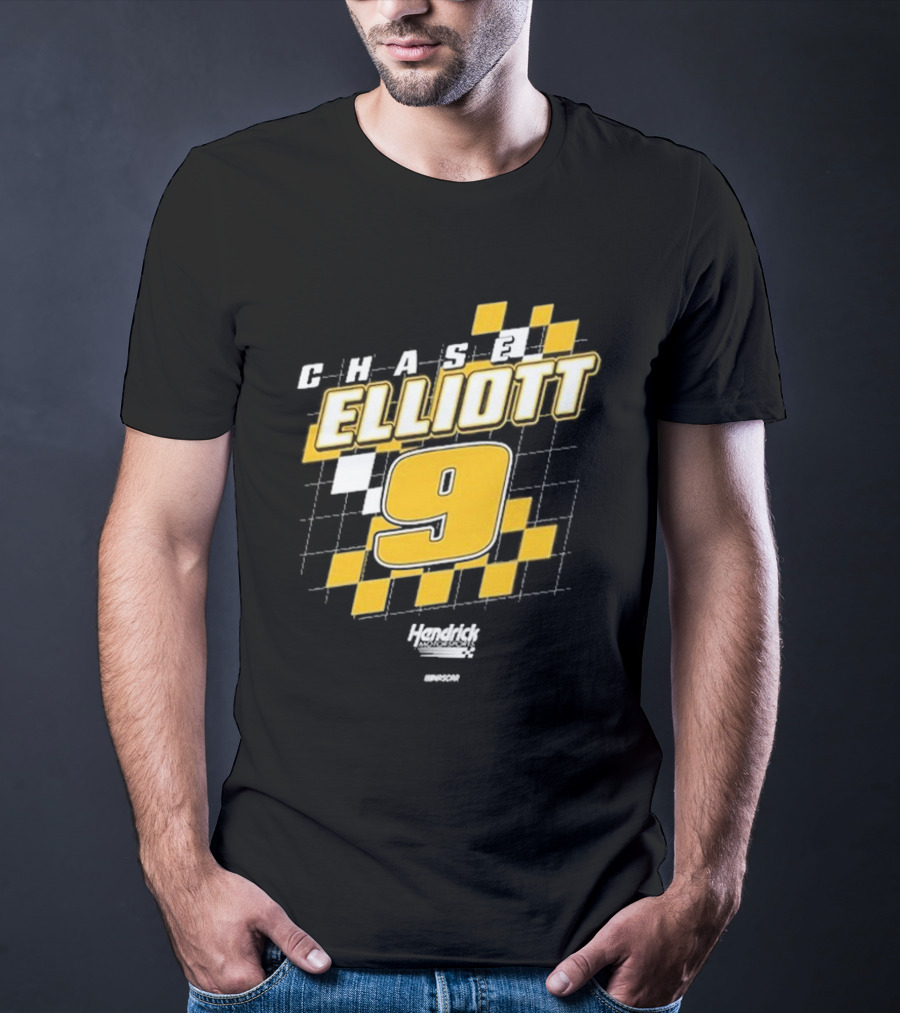 Chase Elliott #9 Hendrick Motorsports NASCAR Racing Graphics T-Shirt