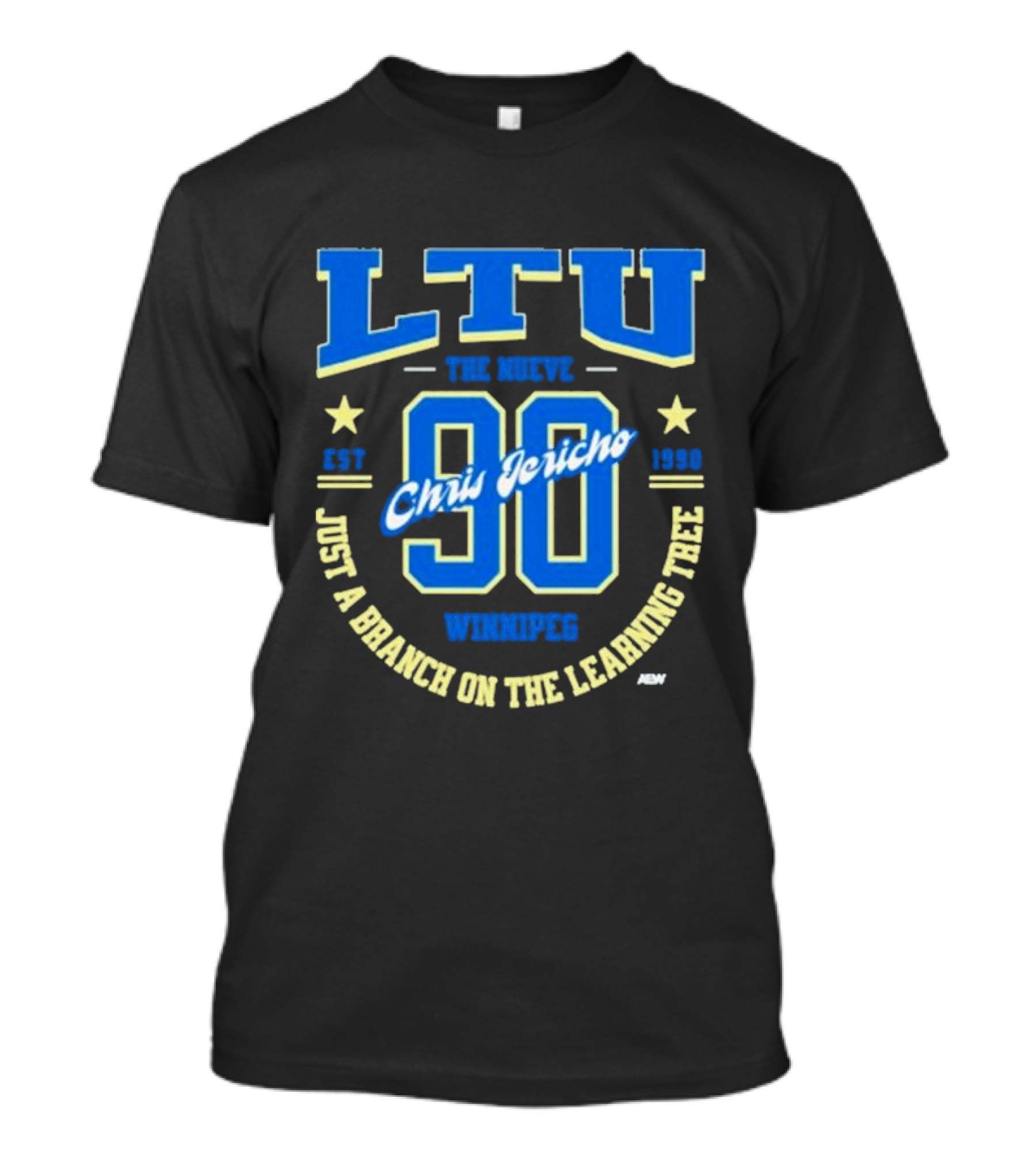 LTU Chris Jericho The Nuevo 90 Winnipeg Just A Branch On The Learning Tree Est 1990 T-Shirt