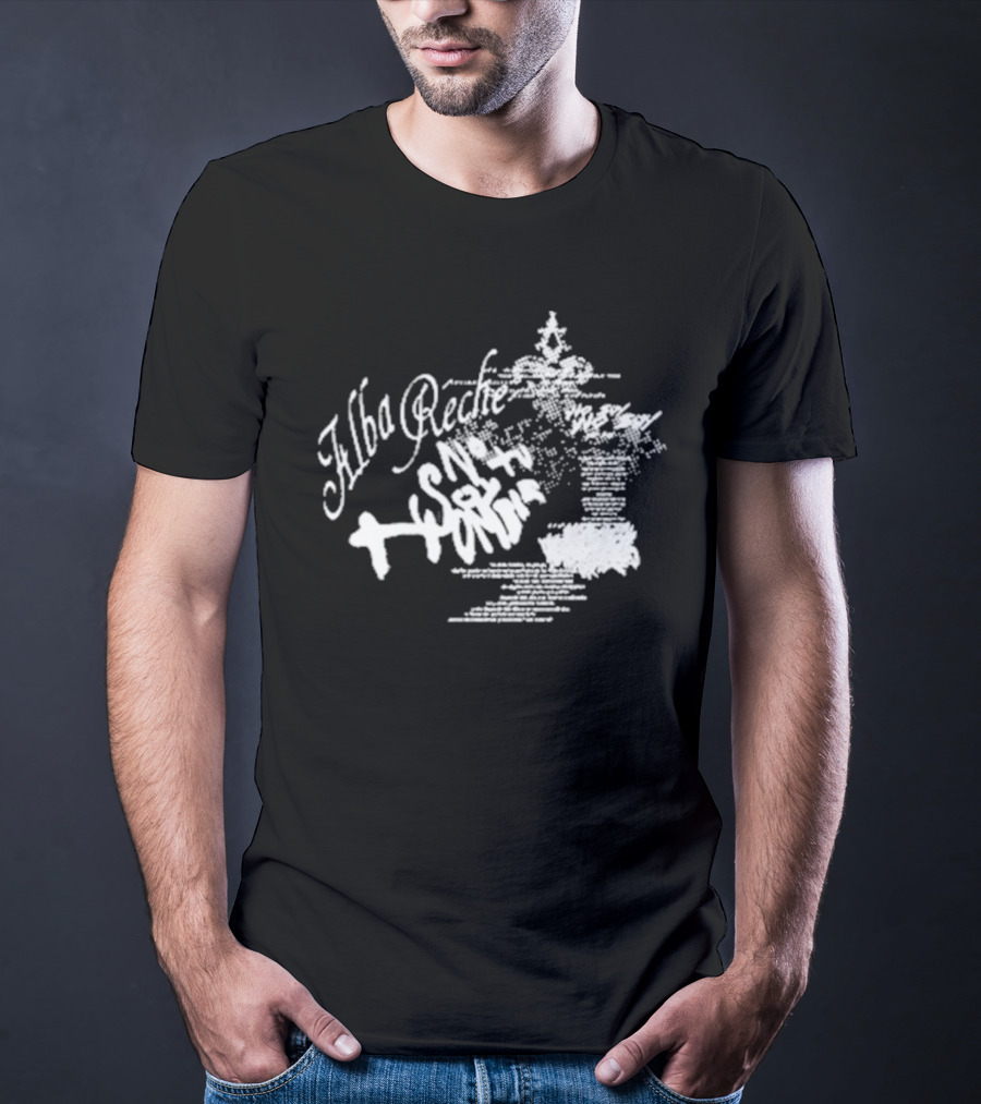 Alba Reche Nsth World Blurry Text T-Shirt