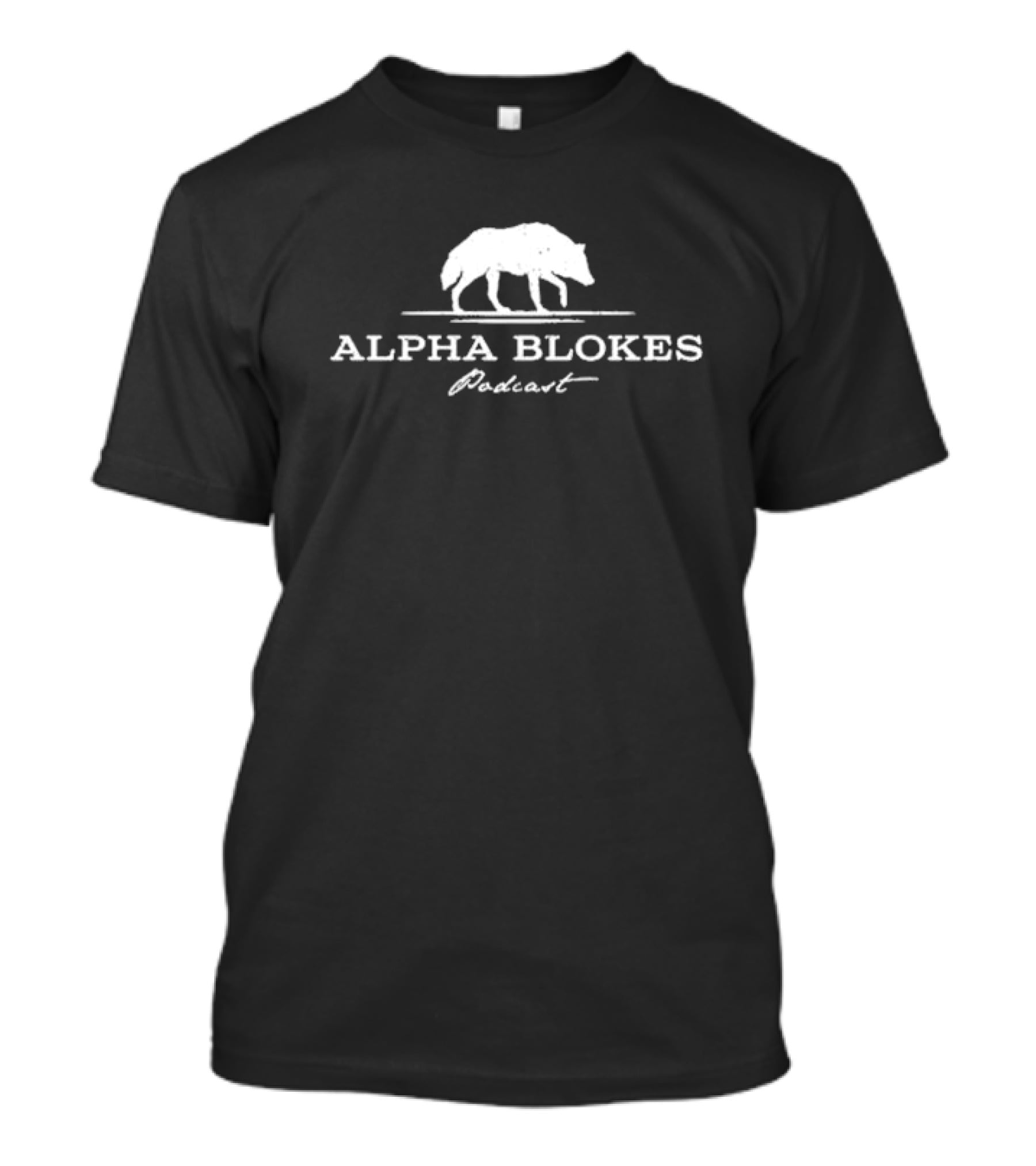 Alpha Blokes Podcast Wolf T-Shirt