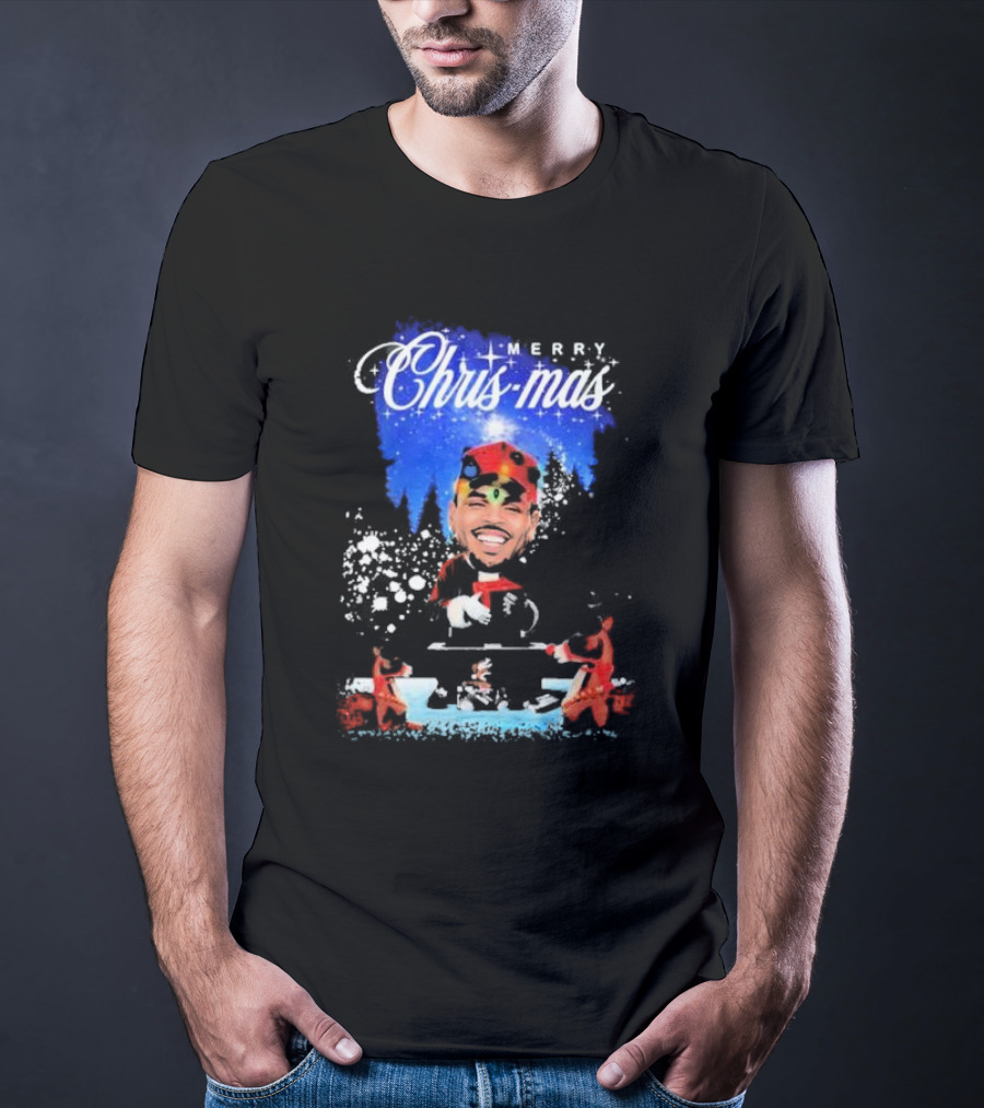 Merry Christmas Chris-Mas Santa DJ Scene T-Shirt