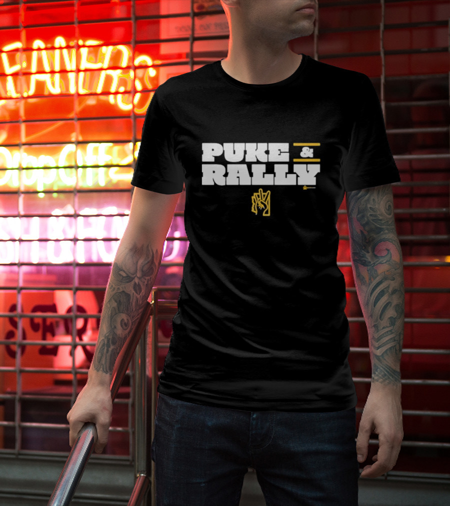 Dan Trujillo Puke And Rally Victory Sign T-Shirt