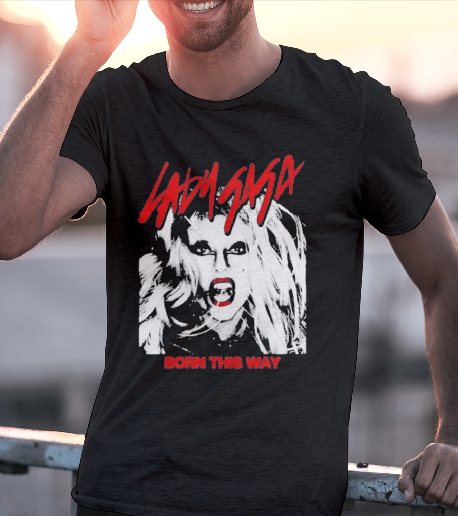 Lady Gaga Born This Way Artwork T-Shirt