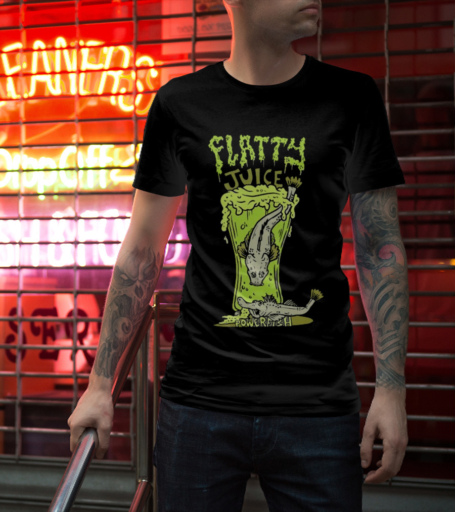 Flatty Juice Powerfish Dr. Moose T-Shirt