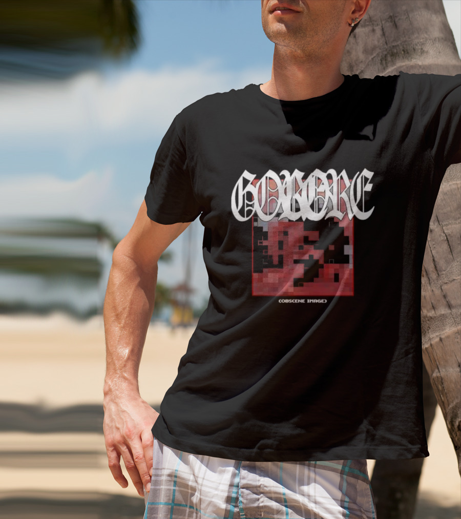 Gorecore Obscene Image Date Back T-Shirt