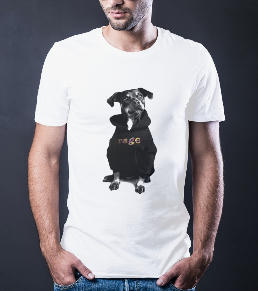 Rage Dog In T-Shirt