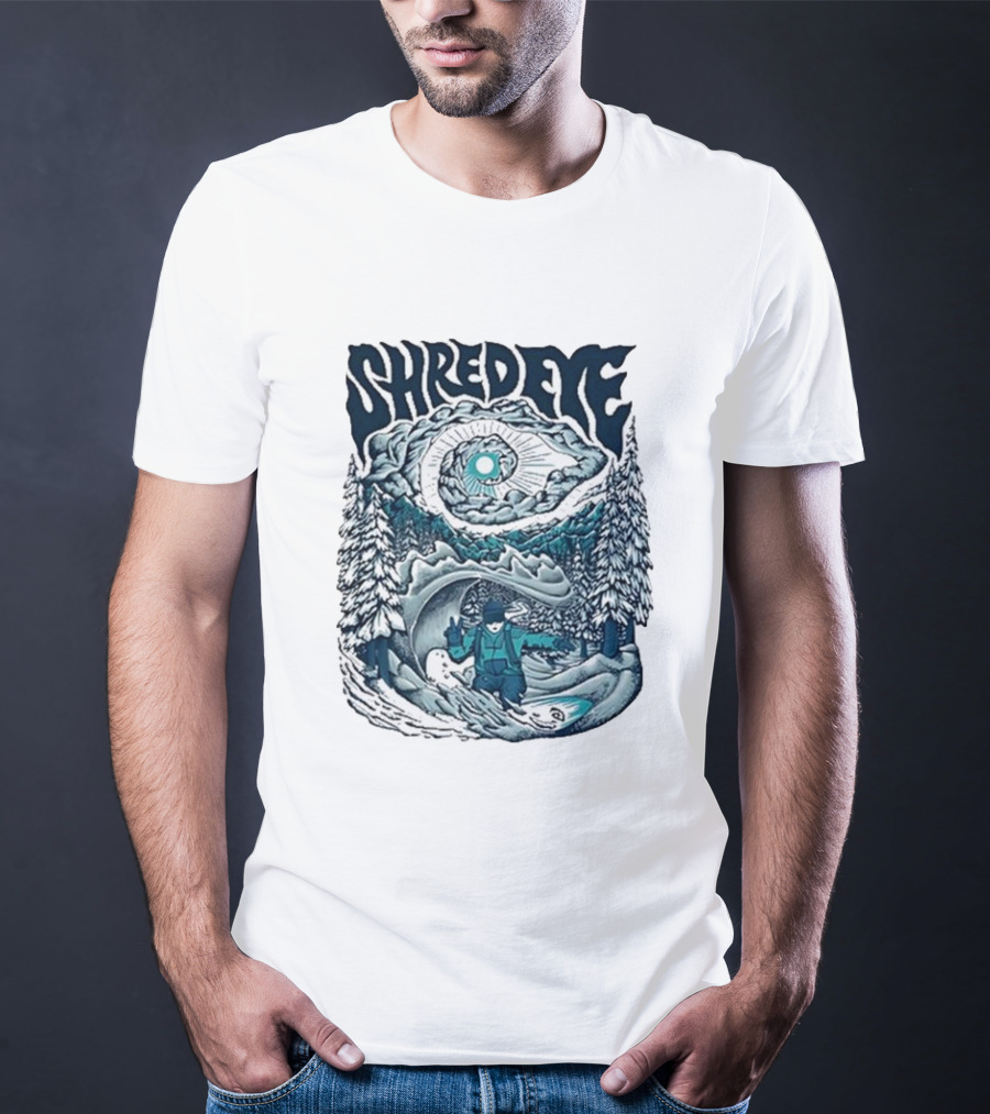 Shredeye Snow Surfer Forest Adventure T-Shirt