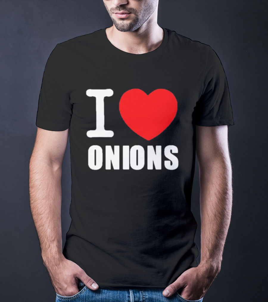 Pizzaslime I Heart Onions T-Shirt