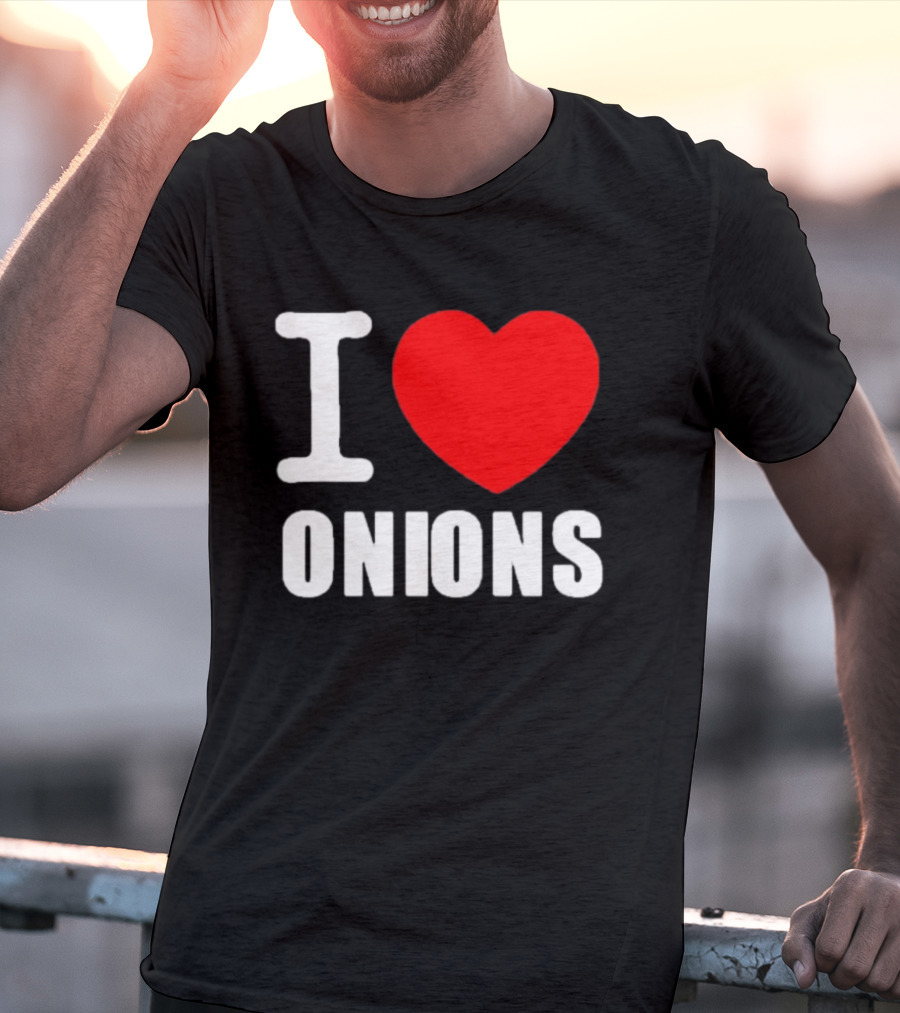Pizzaslime I Heart Onions T-Shirt