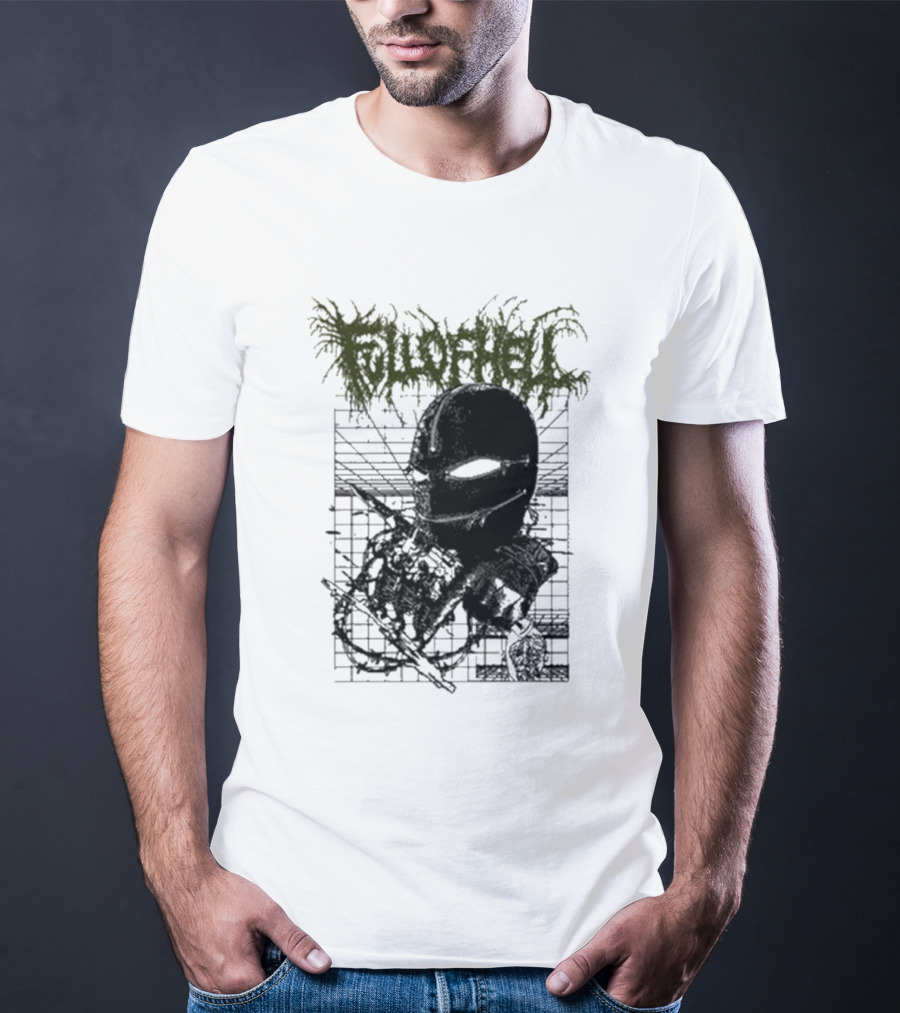 Full Of Hell Zipper Mask Brutal T-Shirt