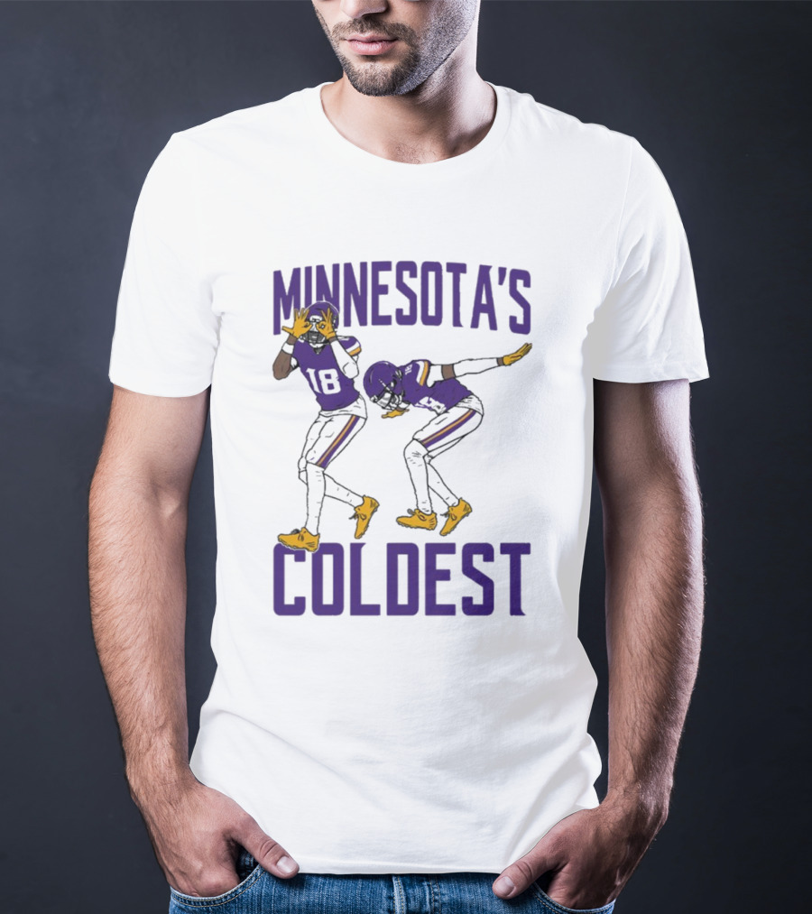 Minnesota’s Coldest Justin Jefferson 18 Football Moves T-Shirt
