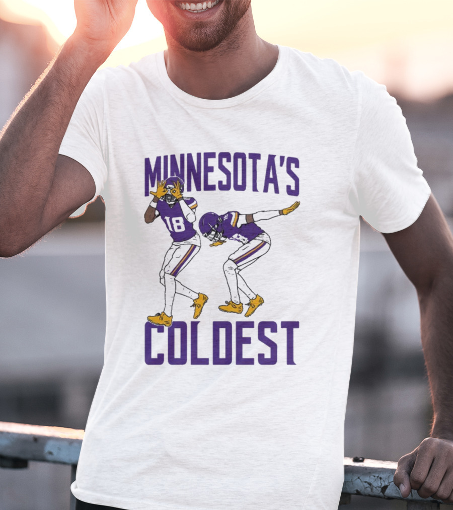 Minnesota’s Coldest Justin Jefferson 18 Football Moves T-Shirt