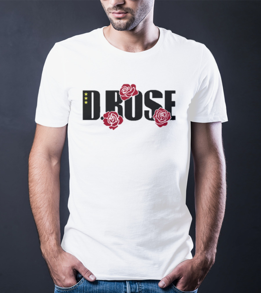 D Rose Slam Roses Stars T-Shirt