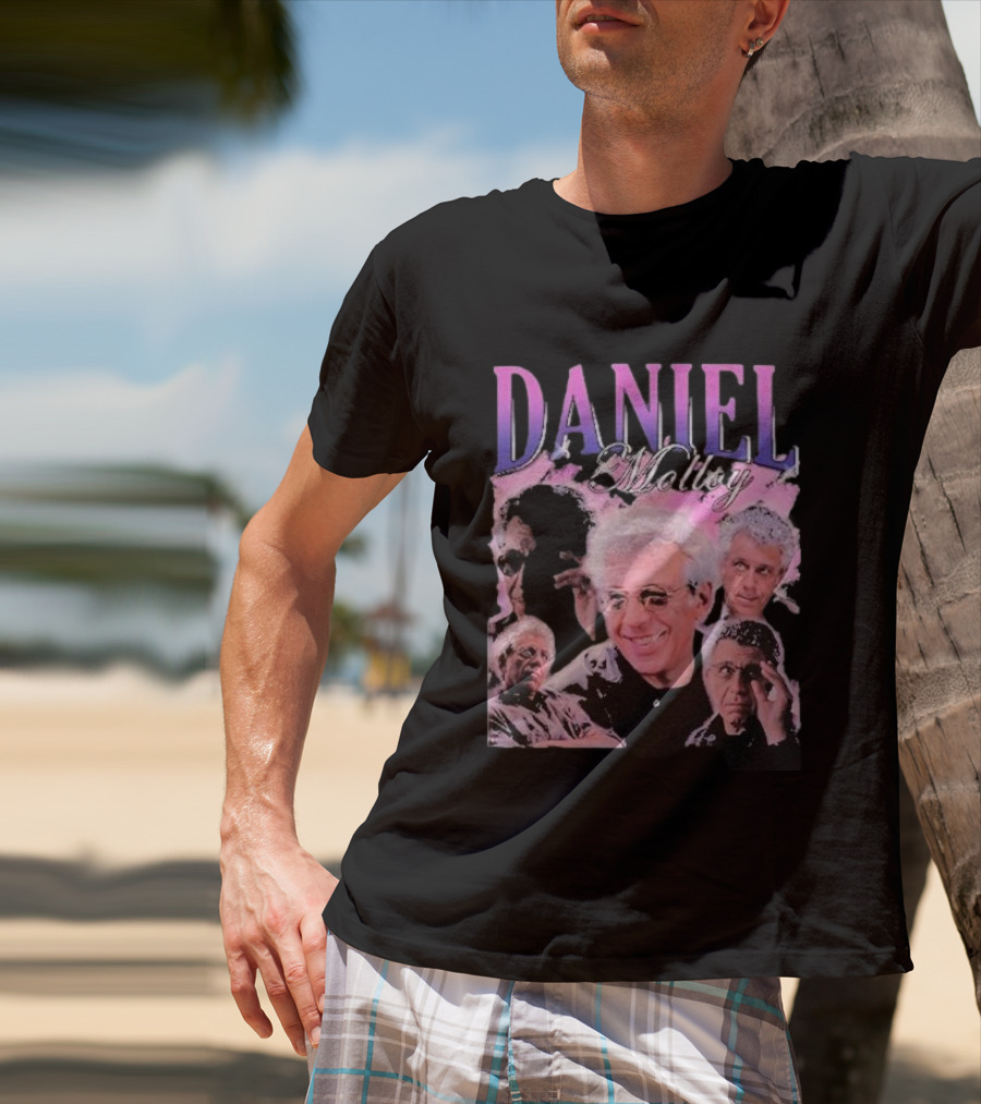 Daniel Molloy Vintage Collage Pink And Purple Aesthetic T-Shirt