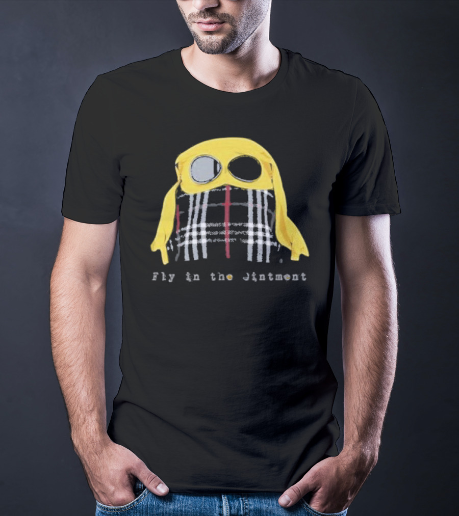 Fly In The Jintment Yellow Hat Plaid T-Shirt