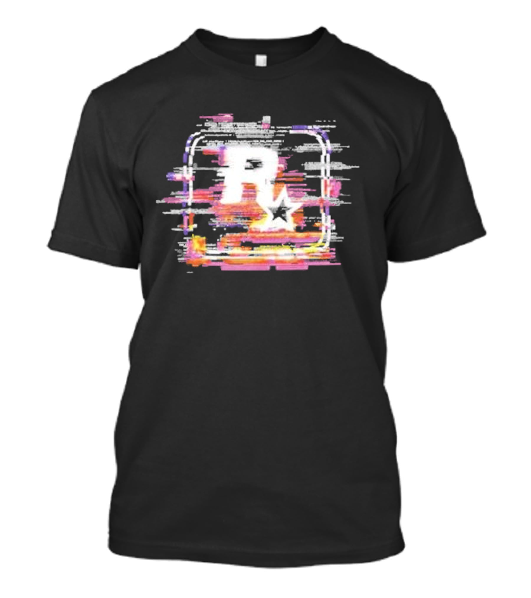 GTA6 Rockstar Glitch R T-Shirt