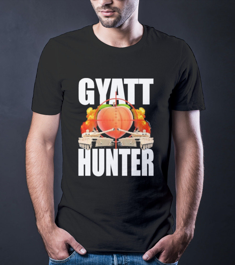 GYATT Hunter Crankin My Hog Meme Tanks Peach Target Explosion T-Shirt