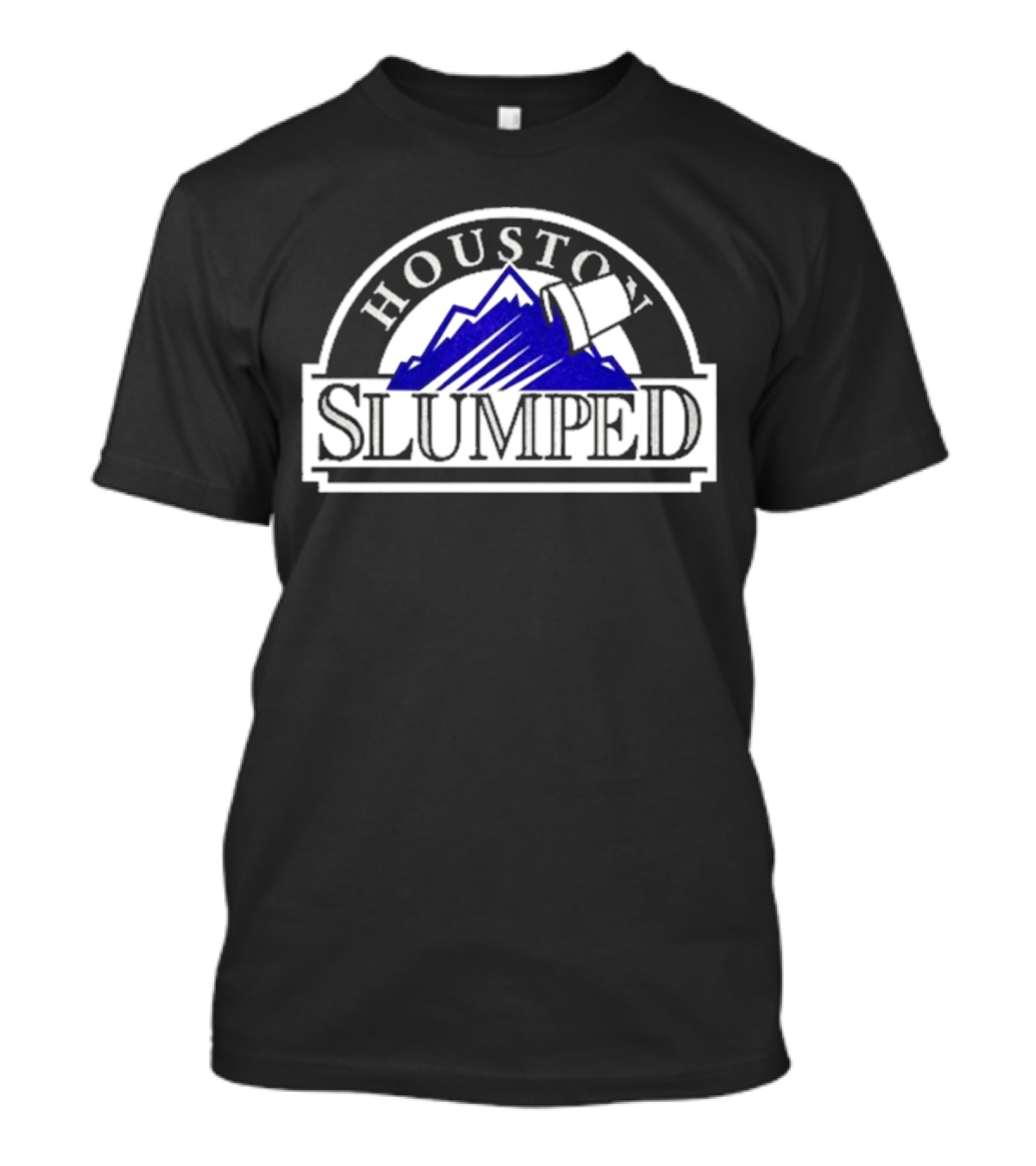 Houston Slumped Purple Mountain T-Shirt