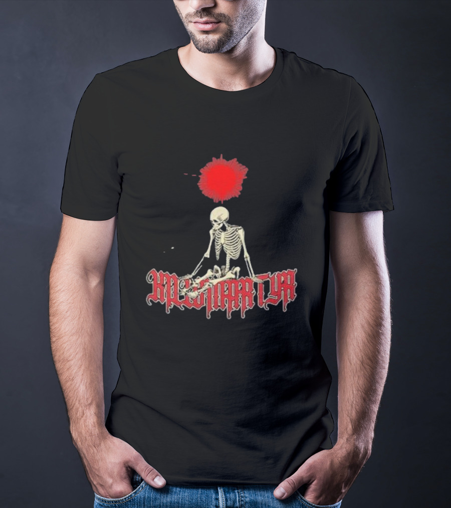 Killsmartyr Skeleton Red Sun T-Shirt