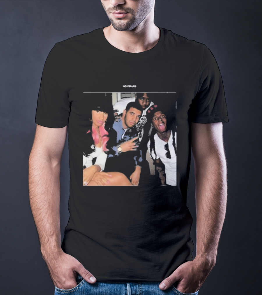 Maiya The Don No Frauds Young Money Crew Photo T-Shirt