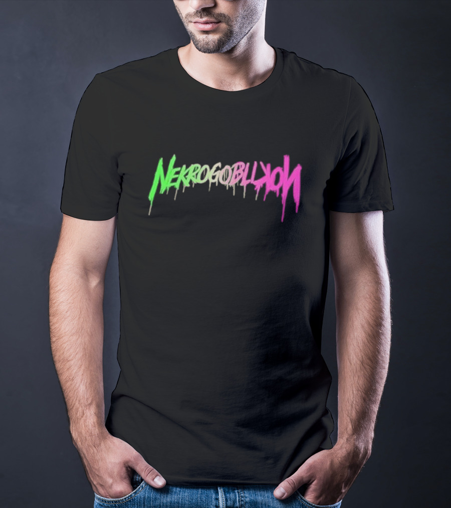 Nekrogoblikon Goblin Mode Wicked Ombre Neon Drip T-Shirt