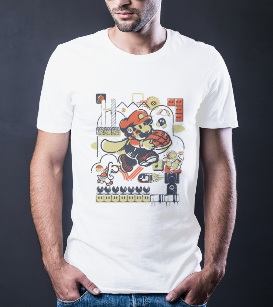 Athletic Acrobatics AGDQ 2025 Mario Retro Adventure Gaming T-Shirt
