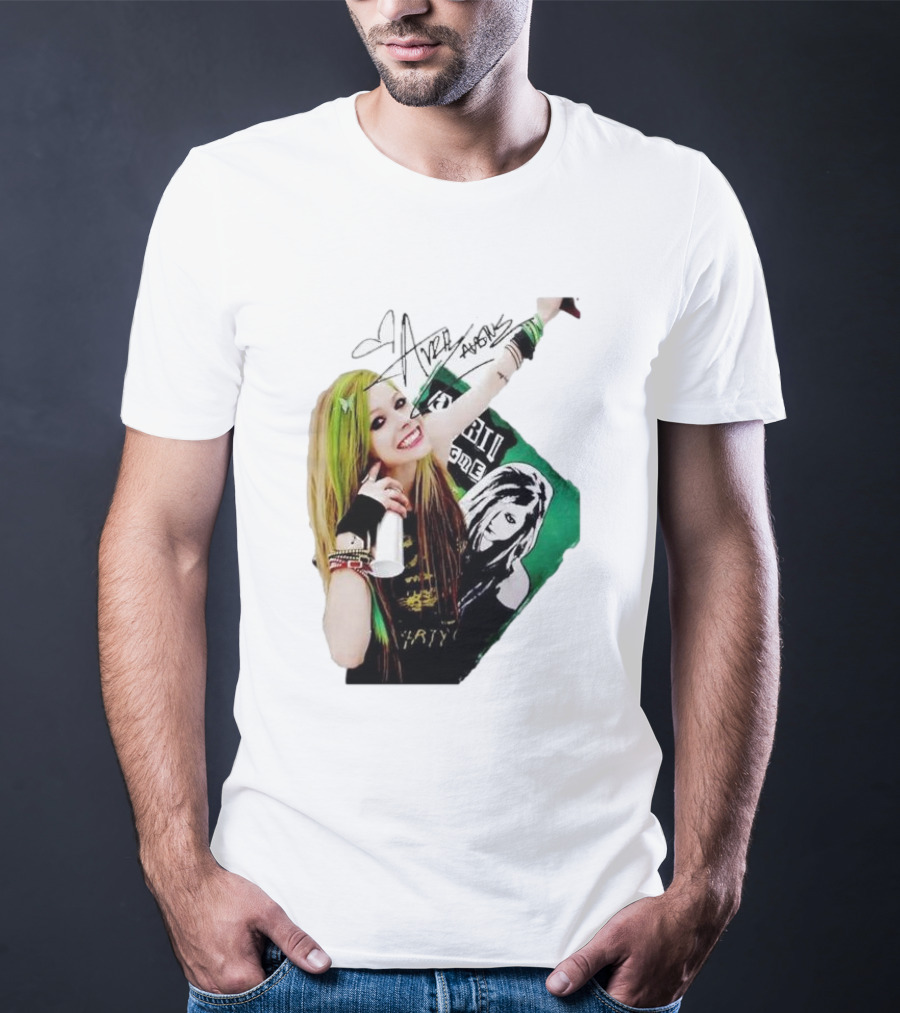 Avril Lavigne Signature Charity Me Img Green Energy Vibe T-Shirt