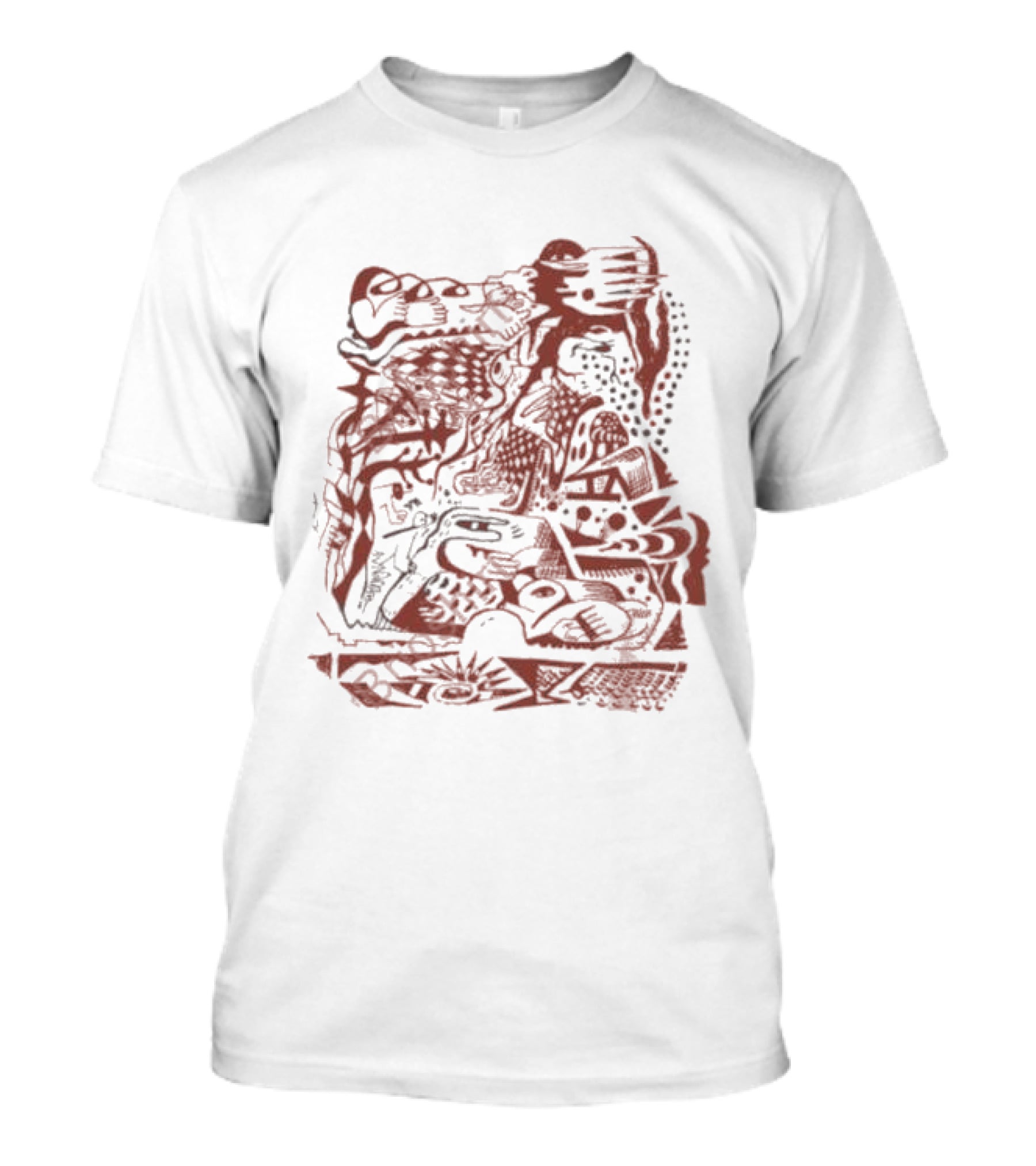 Efdot Studio Playground Abstract Doodle T-Shirt