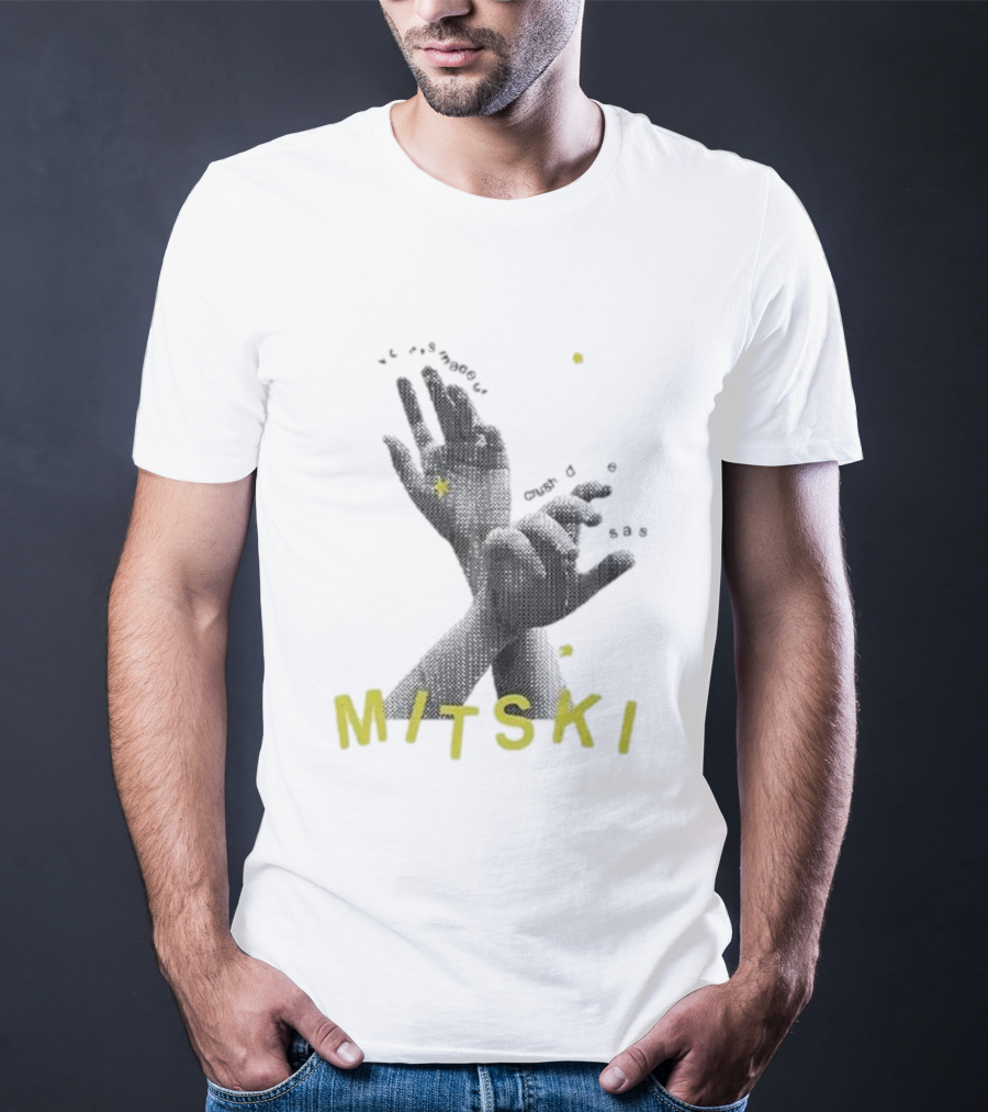 Mitski My Body’s Made Of Crushed Little Stars Hands T-Shirt