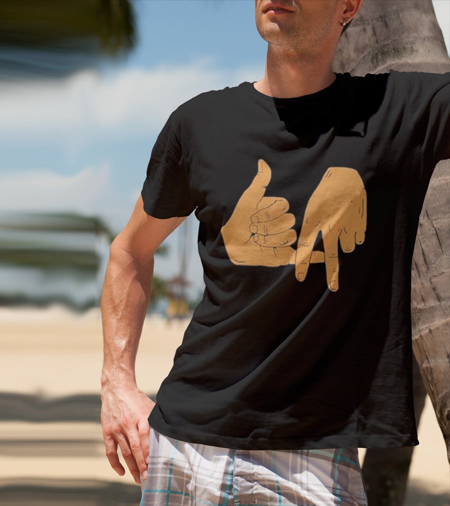 Dirty Coast Los Angeles Hand Gesture T-Shirt