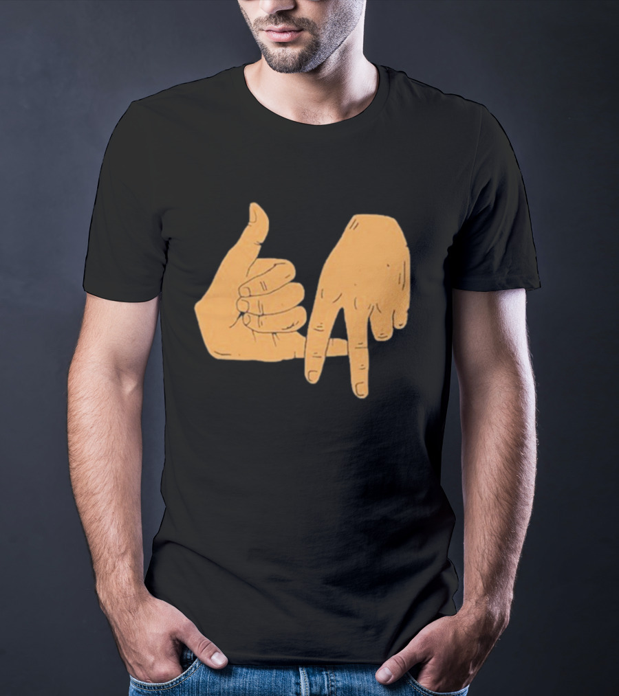 Dirty Coast Los Angeles Hand Gesture T-Shirt