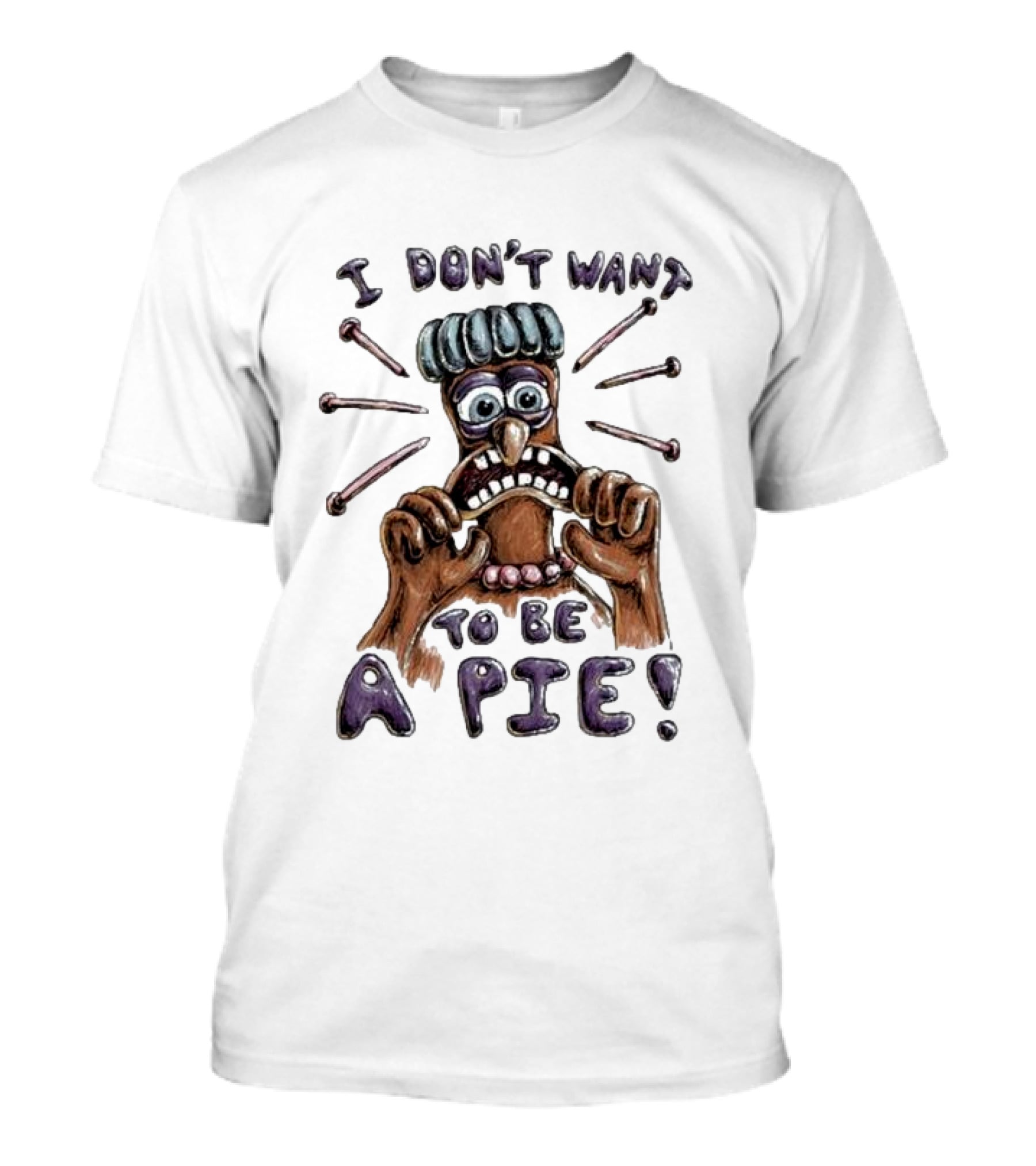 Lonely Kids Club I Don’t Want To Be A Pie Chicken Run T-Shirt