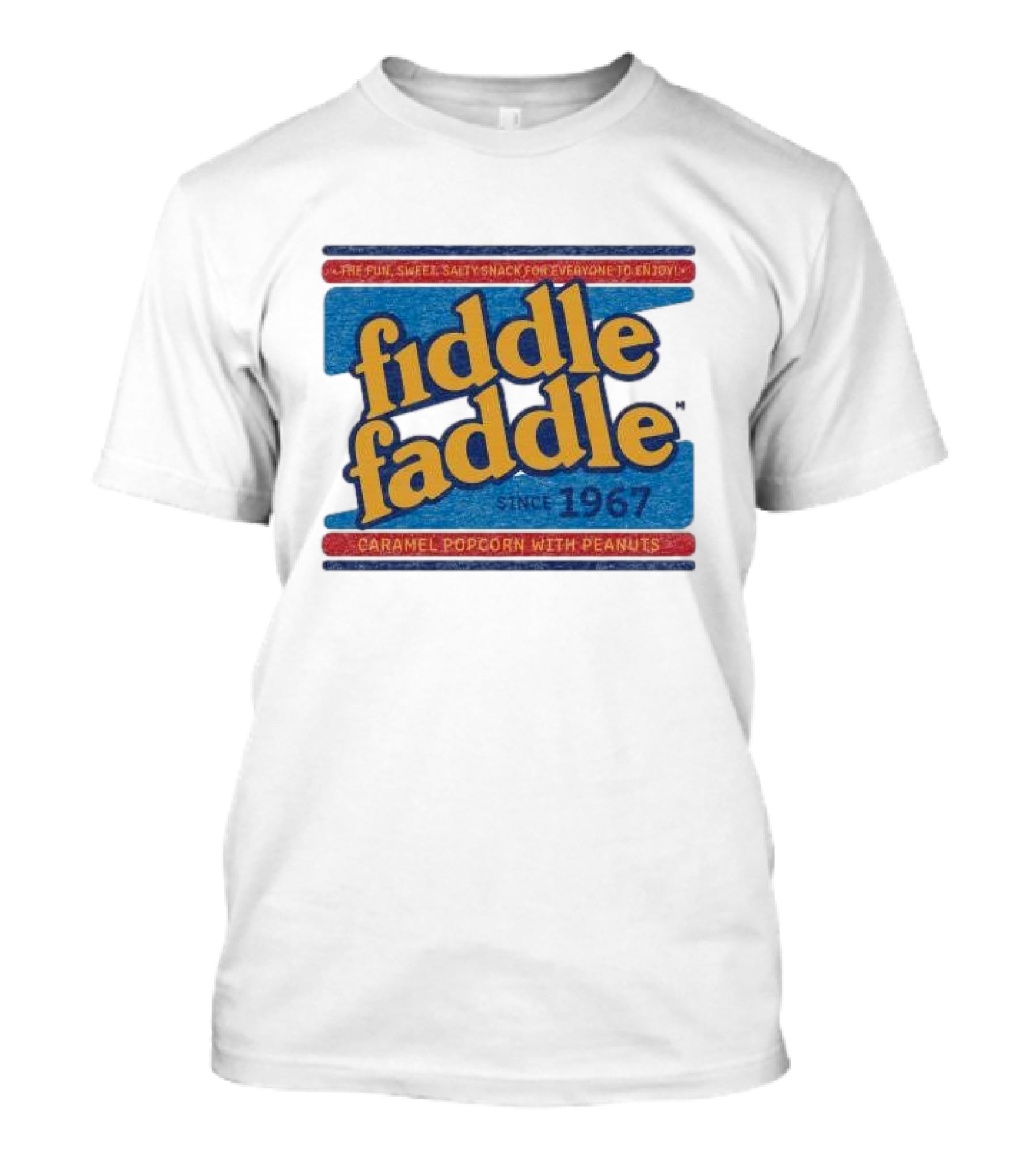 Fiddle Faddle Caramel Popcorn With Peanuts Since 1967 T-Shirt