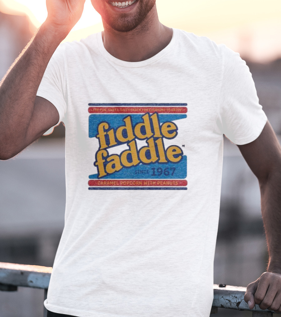 Fiddle Faddle Caramel Popcorn With Peanuts Since 1967 T-Shirt