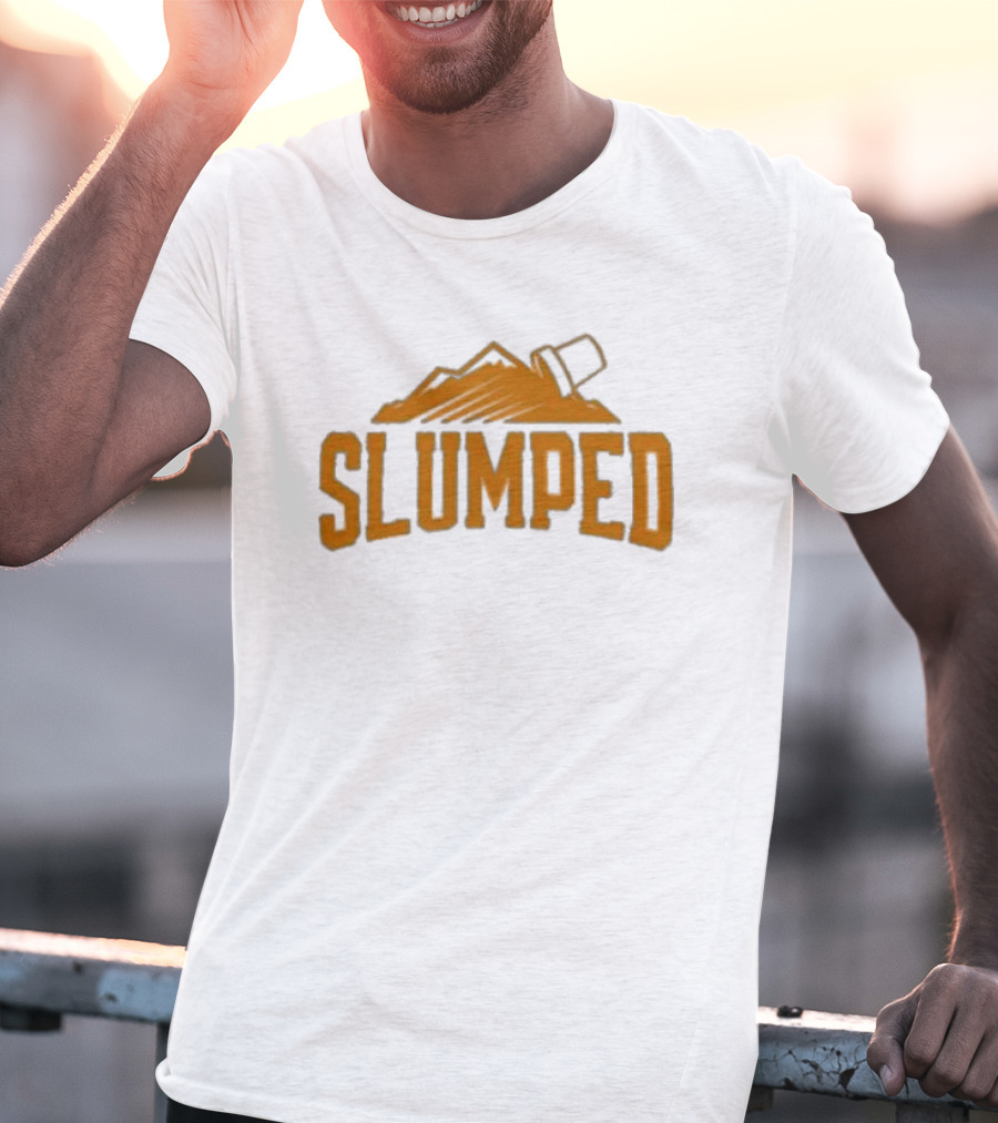 Slumped Gold Mountain Cup T-Shirt
