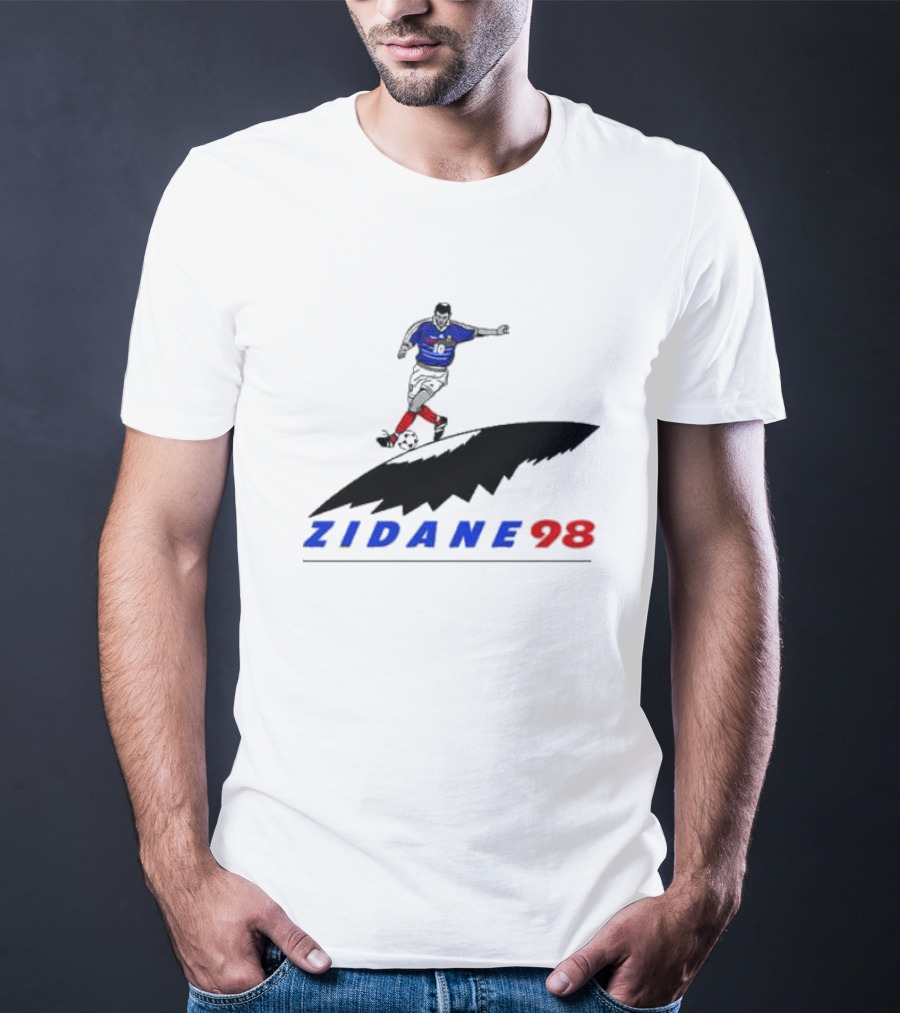 Zinedine Zidane 98 France Soccer Legend Iconic T-Shirt
