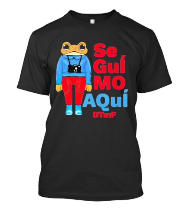 Se Guí Mo Aquí DTMF Frog With Camera T-Shirt