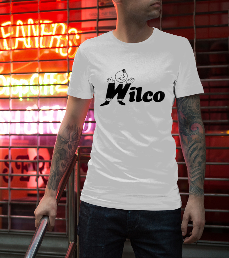 Wilco Iconic Cartoon Logo Wilco Madalyn Stefanak T-Shirt