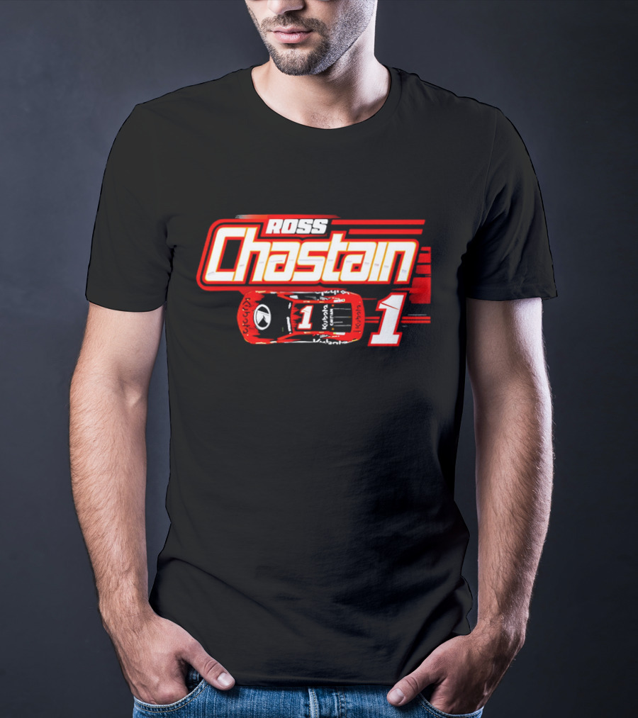 Ross Chastain 1 Racing Car Number One T-Shirt