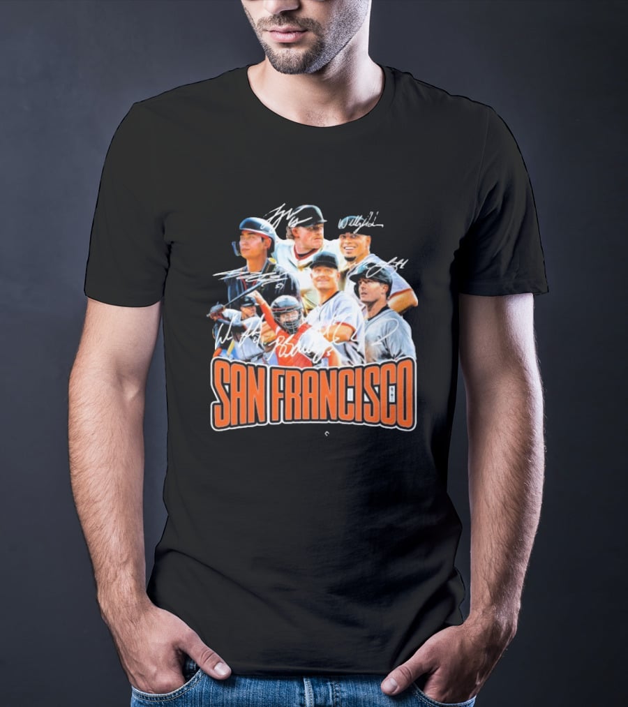 San Francisco Giants MLB Players Series Signatures 2025 T-Shirt