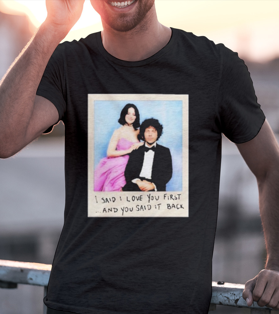 Selena Gomez I Said I Love You First And You Said It Back Polaroid Photo T-Shirt