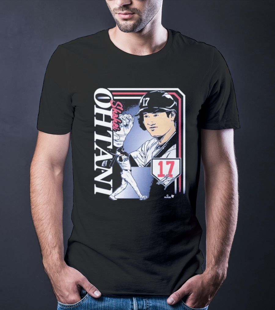 Shohei Ohtani #17 Signature Collage Los Angeles Dodgers T-Shirt