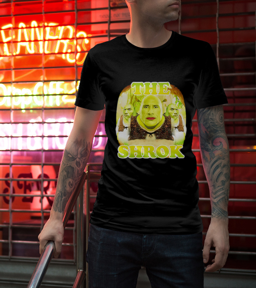 THE SHROK Shrek Parody Featuring Iconic Imagery T-Shirt