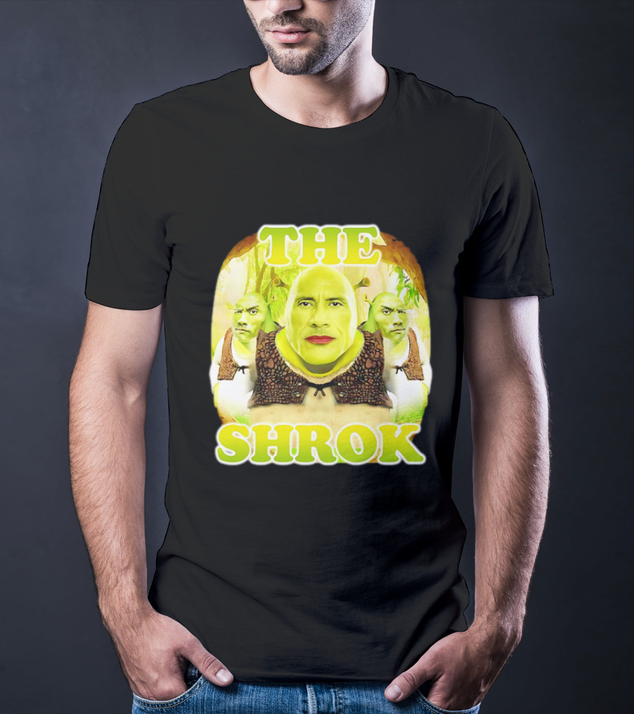 THE SHROK Shrek Parody Featuring Iconic Imagery T-Shirt