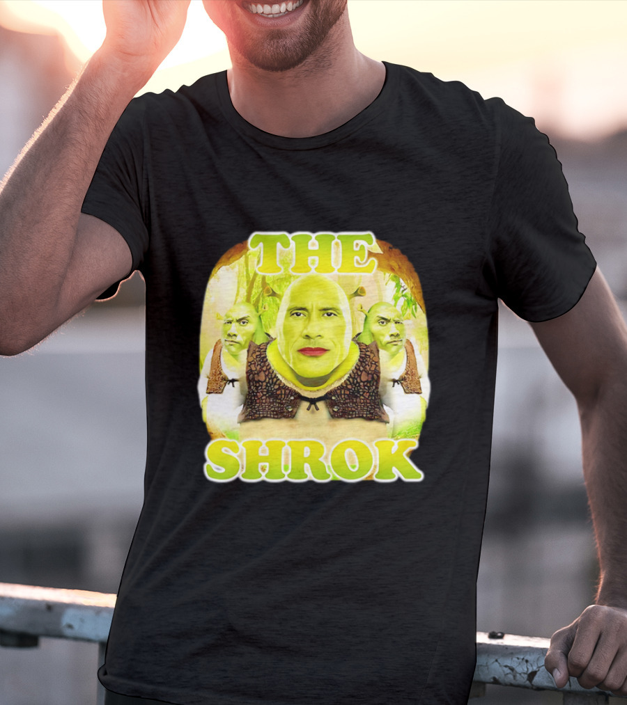 THE SHROK Shrek Parody Featuring Iconic Imagery T-Shirt