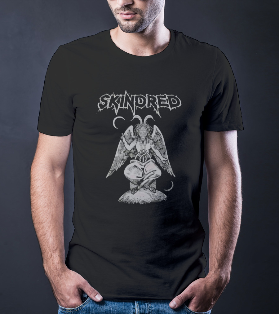Skindred True Newportian Ragga Metal Angel With Wings And Horns T-Shirt