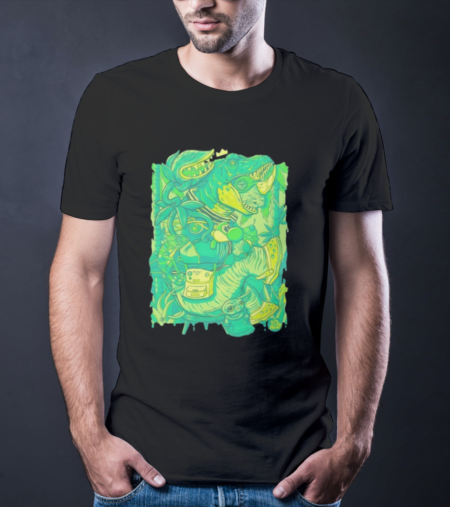 Ten Hundred Green Rhino 10 Hun Adventure T-Shirt