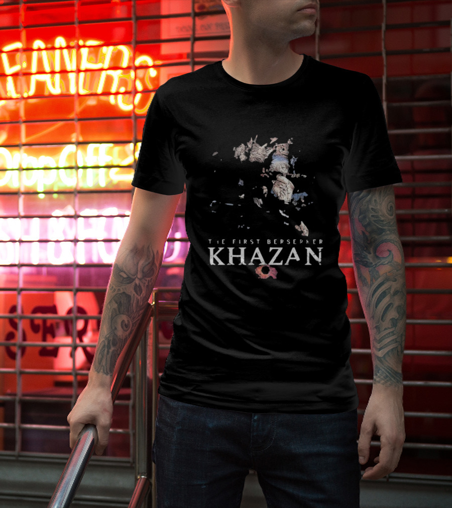 The First Berserker Khazan Fragmented Stone Mosaic Style T-Shirt