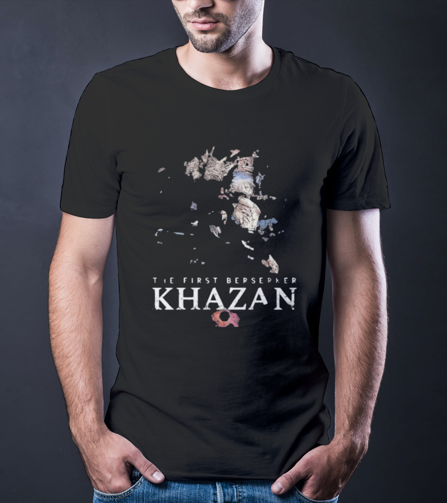The First Berserker Khazan Fragmented Stone Mosaic Style T-Shirt
