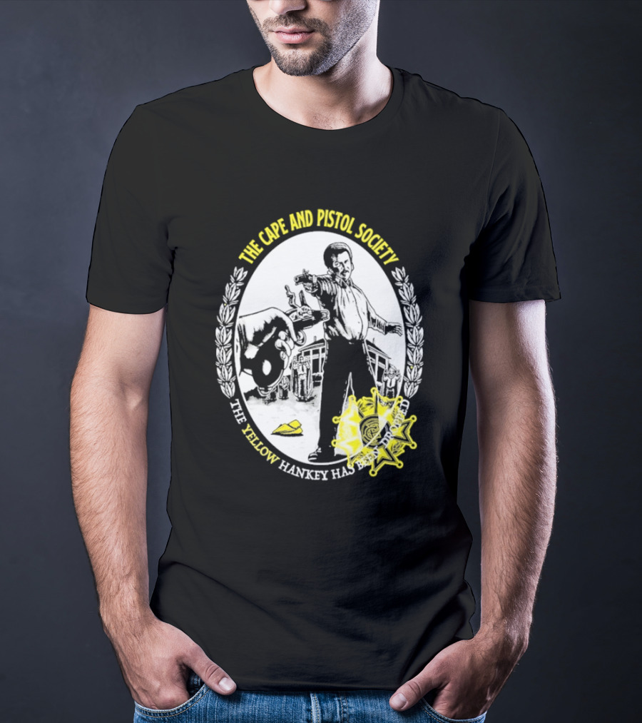 The Righteous Gemstones The Cape And Pistol Society Yellow Hankey Dropped Duelling T-Shirt
